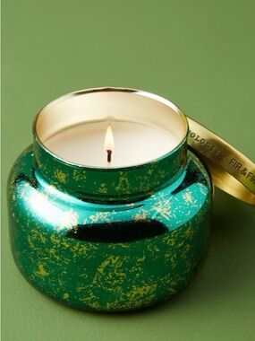 Anthropologie Capri Blue Fir & Firewood Candle NWT